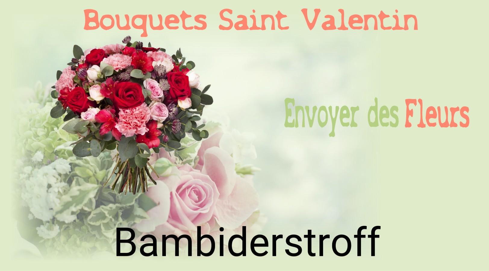 Roses de Saint-Valentin livrées à Bambiderstroff